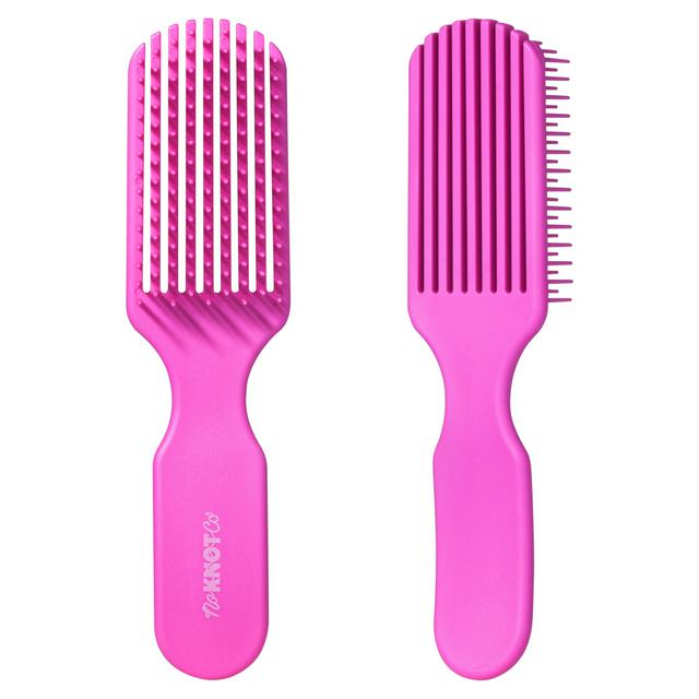 Magenta Detangler Mini Hair Brush - gallery image 1