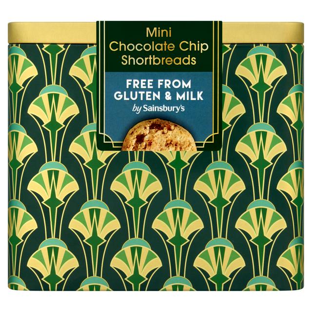 Sainsbury's Free From 250g Mini Chocolate Chip Shortbreads - gallery image 1