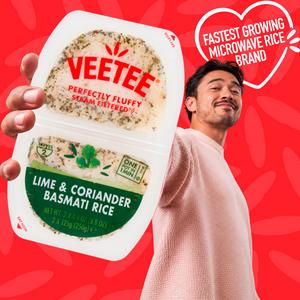 Veetee Perfectly Steam Filtered 2 x 125g Lime & Coriander Basmati Rice - gallery image 5