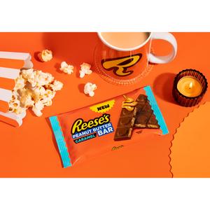 Reese's 92g Peanut Butter & Caramel Filled Milk Flavour Chocolate Bar - gallery image 2