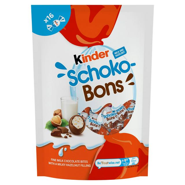Kinder Schoko Bons 100g Milk & Hazelnut Chocolates Bag - gallery image 1