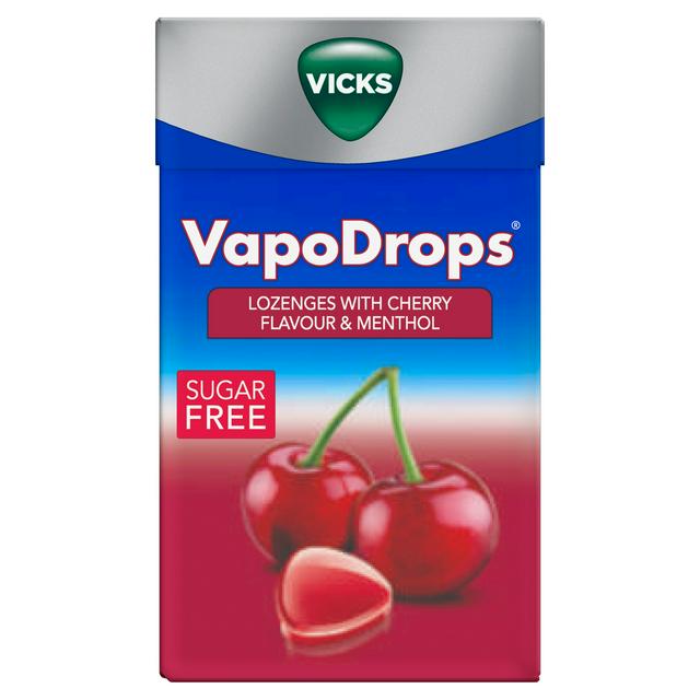 Vicks Vapodrops Cherry Menthol Sweets - gallery image 1