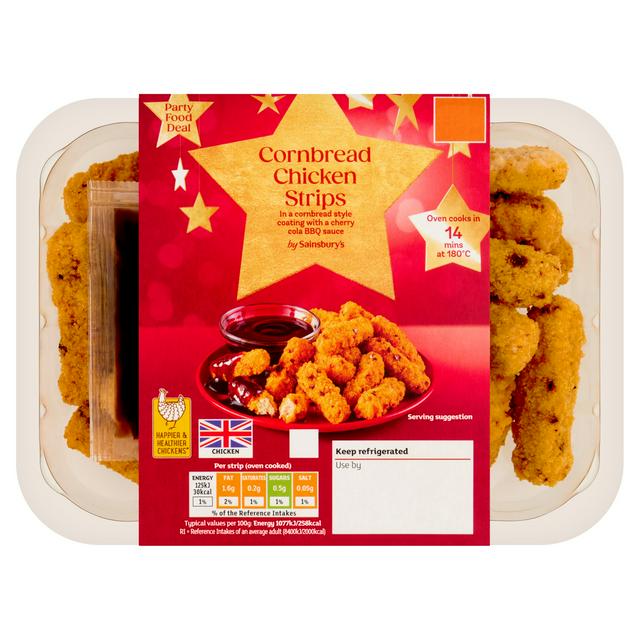 Sainsbury's 250g Cornbread Chicken Strips - gallery image 1