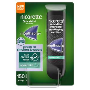 Nicorette QuickMist Mouth Spray, Freshmint Duo, 1 mg (Stop Smoking Aid)