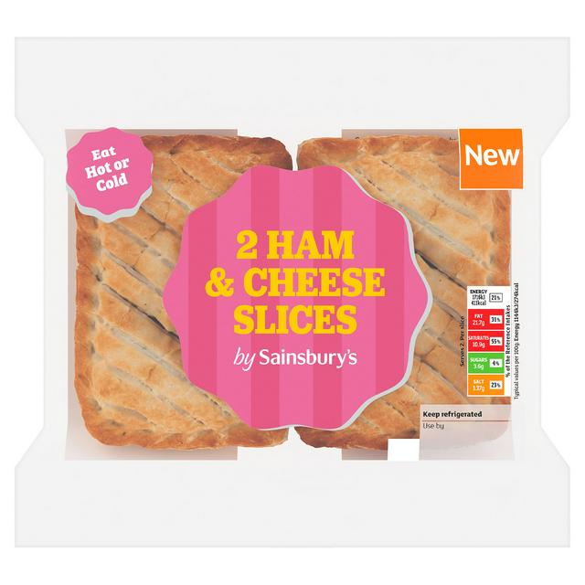 Sainsbury's 2 x Ham & Cheese Slices 300g - gallery image 1