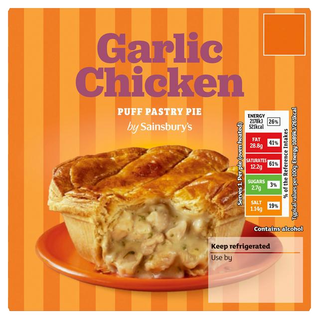Sainsbury's 200g Creamy Garlic Chicken Pie - gallery image 1