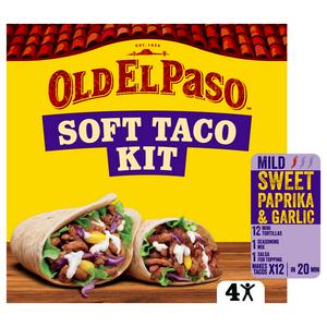 Old El Paso Mexican Sweet Paprika & Garlic Taco Kit with Shells