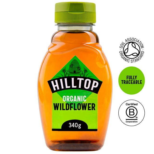 Hilltop 340g Wildflower Organic Honey - gallery image 1