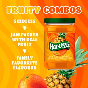 Hartley's 300g Seedless Pineapple & Orange Fruit Jam - gallery image 2