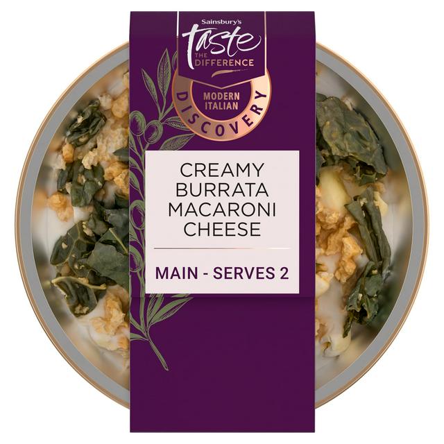 Sainsbury's Discovery 400g Creamy Burata Macaroni, Taste the Difference - gallery image 1