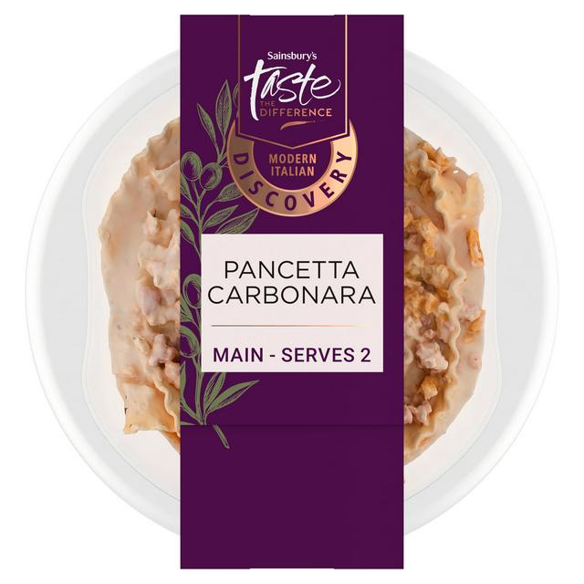 Sainsbury's Discovery 400g Pancetta Carbonara, Taste the Difference - gallery image 1
