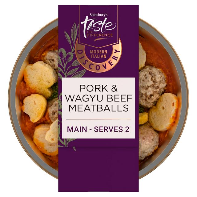 Sainsbury's Discovery 600g Wagyu Beef Pork Meatballs, Taste the Difference - gallery image 1