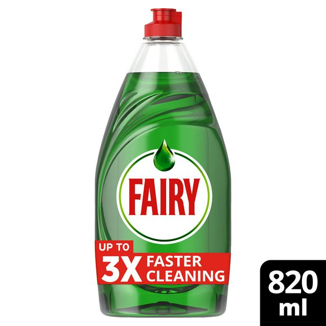 Fairy Platinum Quickwash Original Washing Up Liquid 820ml - gallery image 1