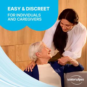 WaterWipes 30 x Sensitive+ Body & Intimate Cleansing Fragrance Free Wipes - gallery image 3