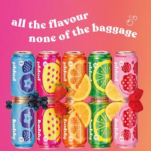Poppi 4 x 330ml Raspberry & Rose Soda Cans - gallery image 5