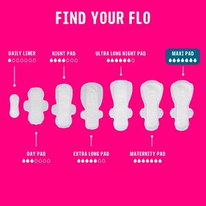 Flo 10 x Maxi Pads for Heavy Flows - gallery image 3