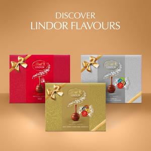 Lindt Lindor 300g Assorted Gold Gift Box Chocolate Truffles - gallery image 6