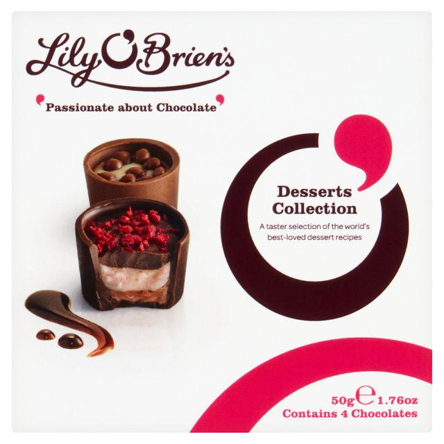 Lily O'Brien's 50g Desserts Collection Chocolates - gallery image 1
