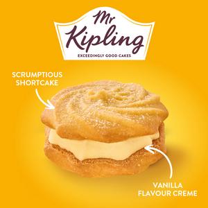 Mr Kipling 4 x Custard Cream Whirls Cakes - gallery image 2