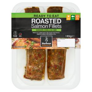 Harbour Salmon Co. 185g Ginger, Chilli & Lime Roasted Salmon Fillets