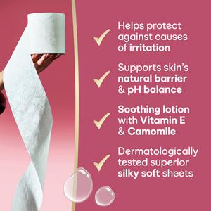 Andrex Skin Protect 8 x Standard Toilet Tissue Rolls - gallery image 5