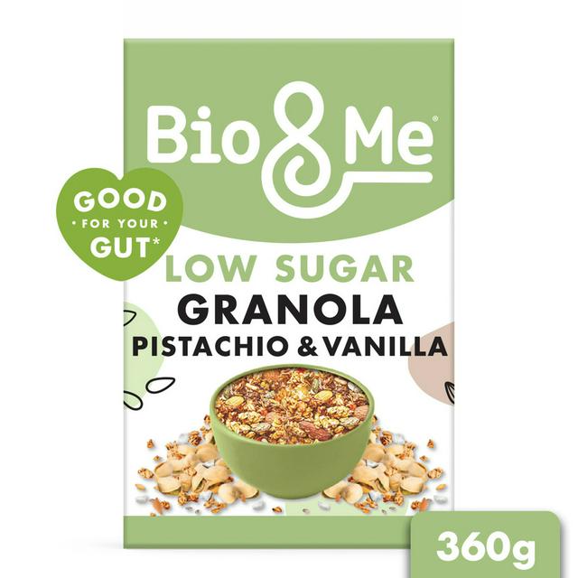 Bio&Me 360g Pistachio & Vanilla Low Sugar Granola Breakfast Cereal - gallery image 1