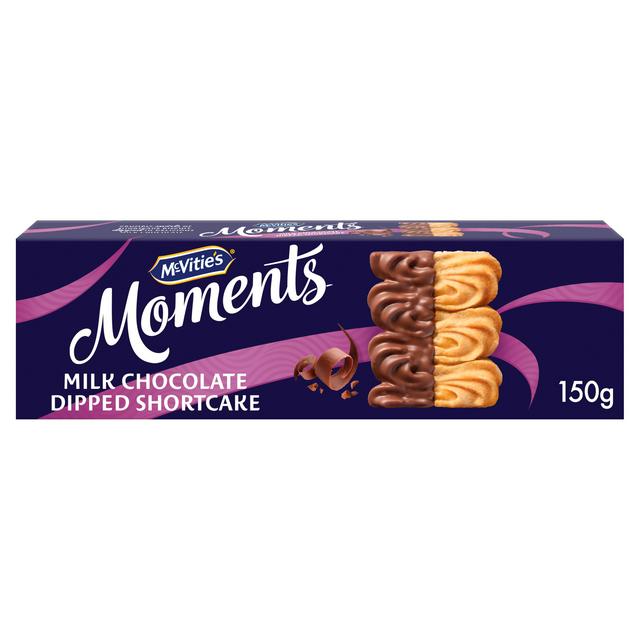 McVitie's Moments 150g Milk Chocolate Dipped Shortcake Biscuits - gallery image 1