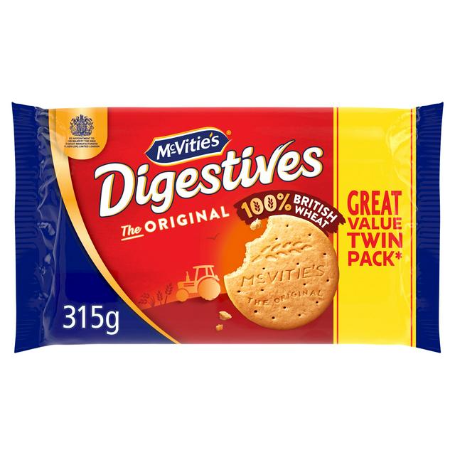 McVitie's Digestives 2 x 315g Original Twin Pack Biscuits - gallery image 1
