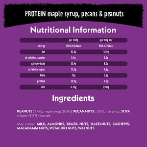 Eat Natural Protein 3 x 40g Maple Syrup, Pecans & Peanuts Multipack Bars - gallery image 6