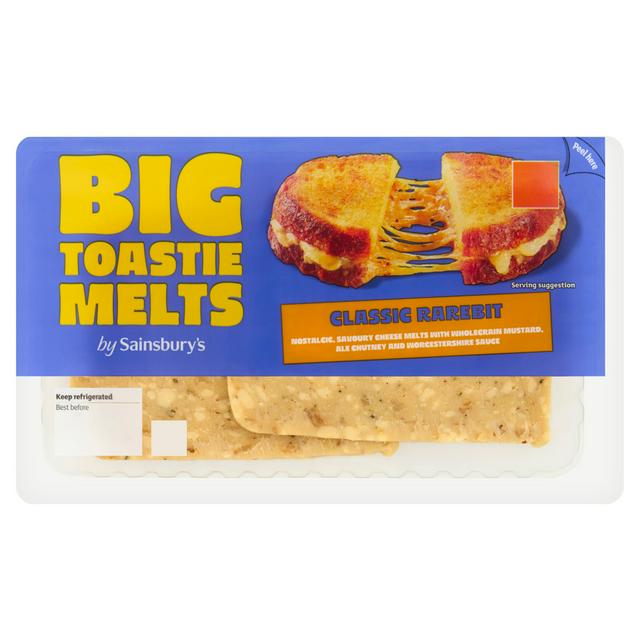 Sainsbury's 2 x Rarebit Toastie Cheese Slice Melts 140g - gallery image 1