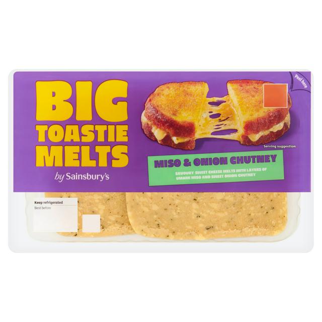 Sainsbury's 2 x Miso Toastie Cheese Slice Melts 140g - gallery image 1