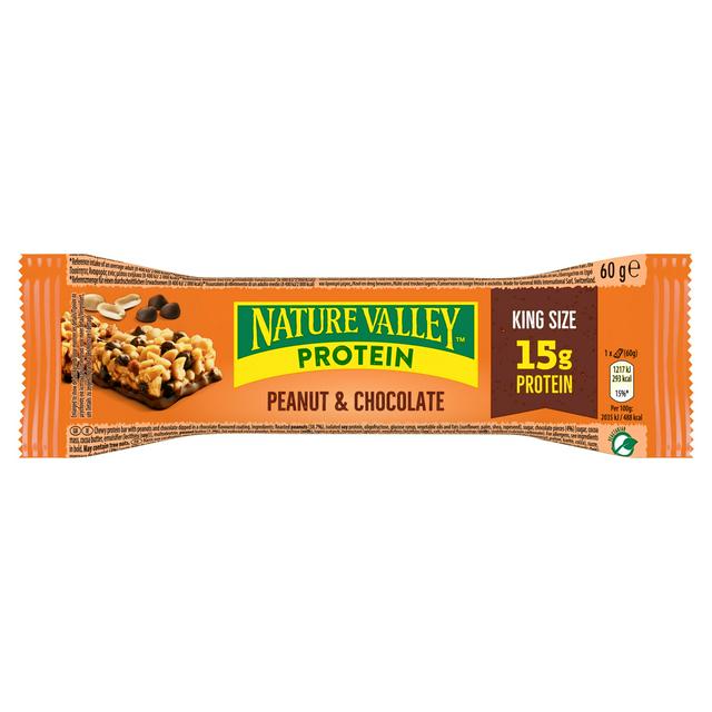 Nature Valley 60g Peanut & Chocolate Protein Bar - gallery image 1