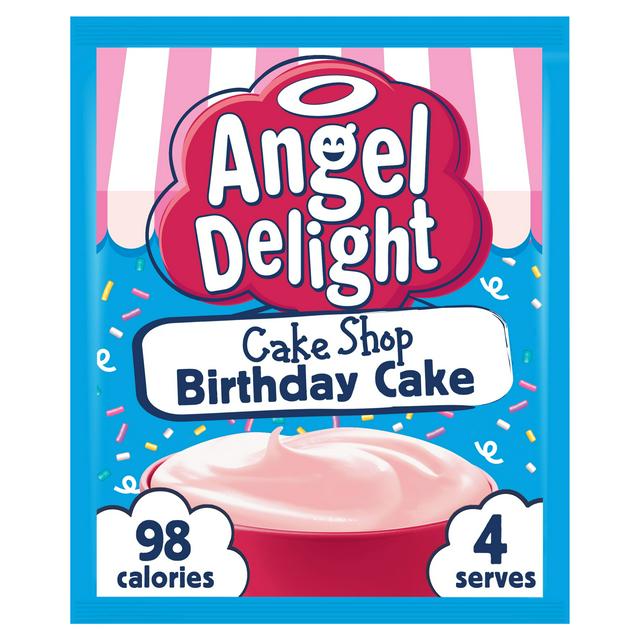 Angel Delight Cake Shop 59g Birthday Cake Flavour Dessert Mix Kit - gallery image 1