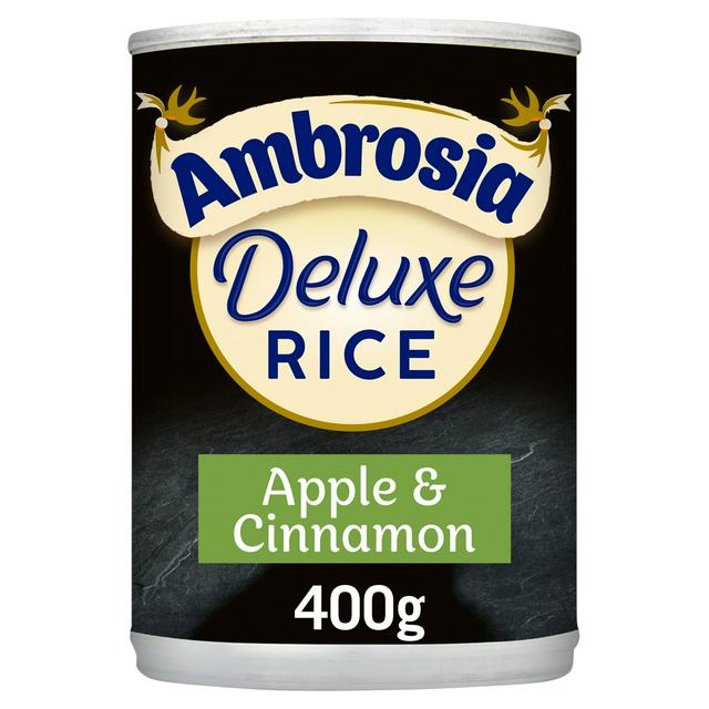 Ambrosia 400g Deluxe Apple & Cinnamon Rice Pudding Dessert Can - gallery image 1