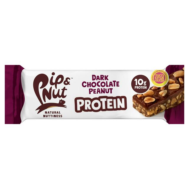 Pip & Nut 46g Dark Chocolate Peanut Protein Bar - gallery image 1