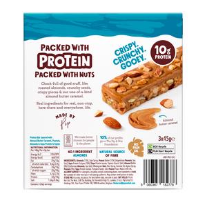 Pip & Nut 3 x 45g Caramel Almond Multipack Protein Bars - gallery image 2