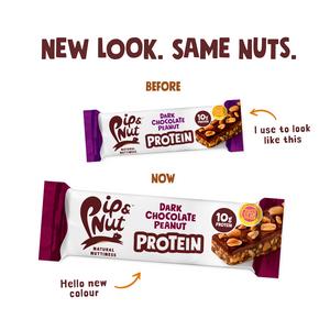 Pip & Nut 3 x 46g Dark Chocolate Peanut Protein Bars - gallery image 2