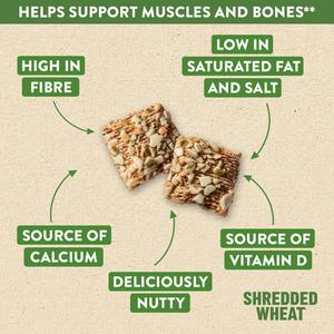 Nestlé Shredded Wheat Bitesize 450g Active Pumpkin Seeds & Nuts Breakfast Cereal - gallery image 3