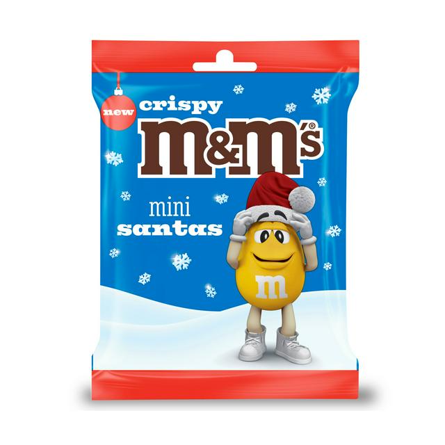 M&M's 55g Christmas Mini Santa Chocolate Bag - gallery image 1
