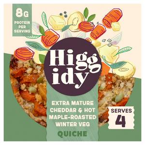 Higgidy 400g Extra Mature Cheddar & Hot Maple Roasted Winter Veg Quiche - video