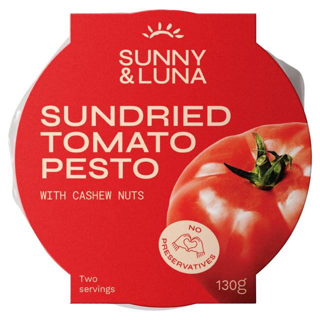 Sunny & Luna 130g Sundried Tomato Pesto with Cashew Nuts Sauce - gallery image 1