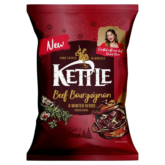 Kettle 130g Beef Bourguignon & Winter Herbs Potato Chips - gallery image 1