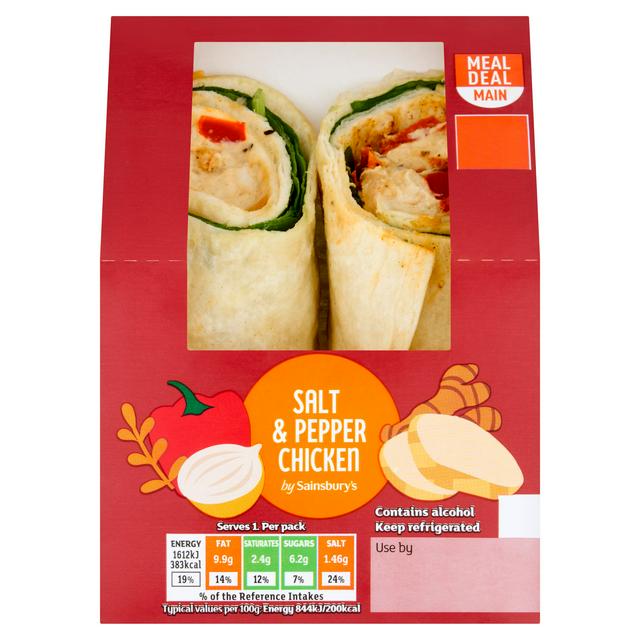 Sainsbury's Salt & Pepper Chicken Wrap - gallery image 1