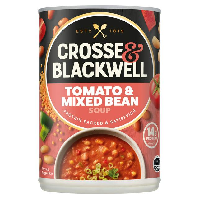 Crosse & Blackwell 400g Tomato & Mixed Bean Soup - gallery image 1