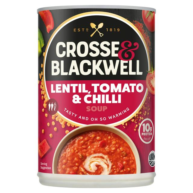 Crosse & Blackwell 400g Lentil Tomato & Chilli Soup - gallery image 1
