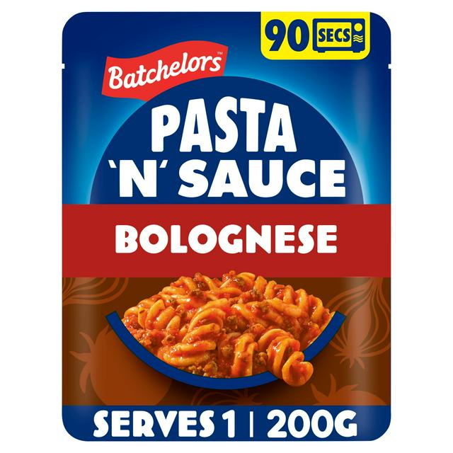 Batchelors Pasta 'n' Sauce 200g Bolognese Instant Microwave Ready Meal Pouch - gallery image 1