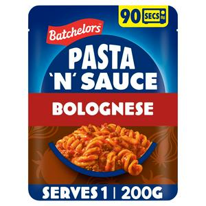 Batchelors Pasta 'n' Sauce 200g Bolognese Instant Microwave Ready Meal Pouch