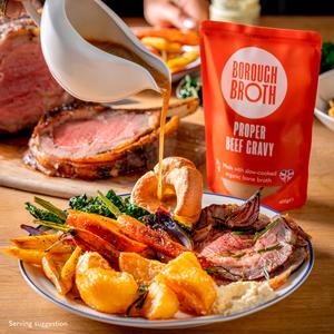 Borough Broth 400g Proper Beef Organic Bone Broth Gravy - gallery image 5