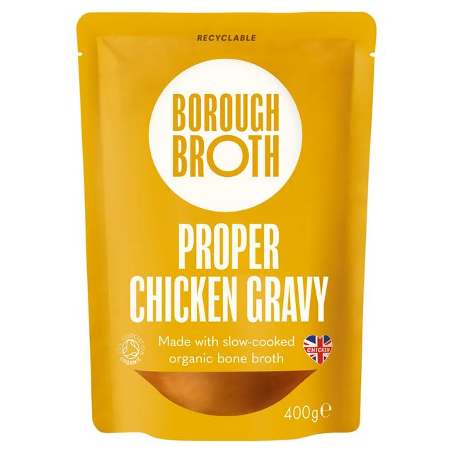 Borough Broth 400g Proper Chicken Organic Bone Broth Gravy - gallery image 1