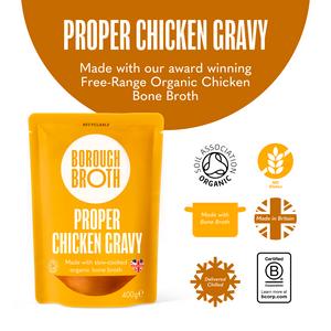Borough Broth 400g Proper Chicken Organic Bone Broth Gravy - gallery image 2